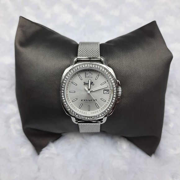 Coach Women's Tatum Watch/Silvertone mesh bracelet - Picture 2 of 10